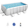 Каркасный бассейн BESTWAY POWER STEEL 412х201х122см, 8124л + песочный ф/насос 3028 56457 BW